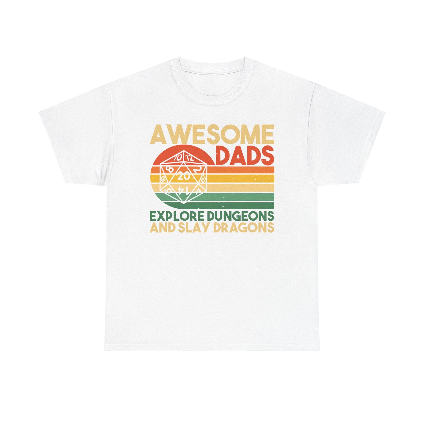 Awesome Dads Slay Dragons Graphic Tee