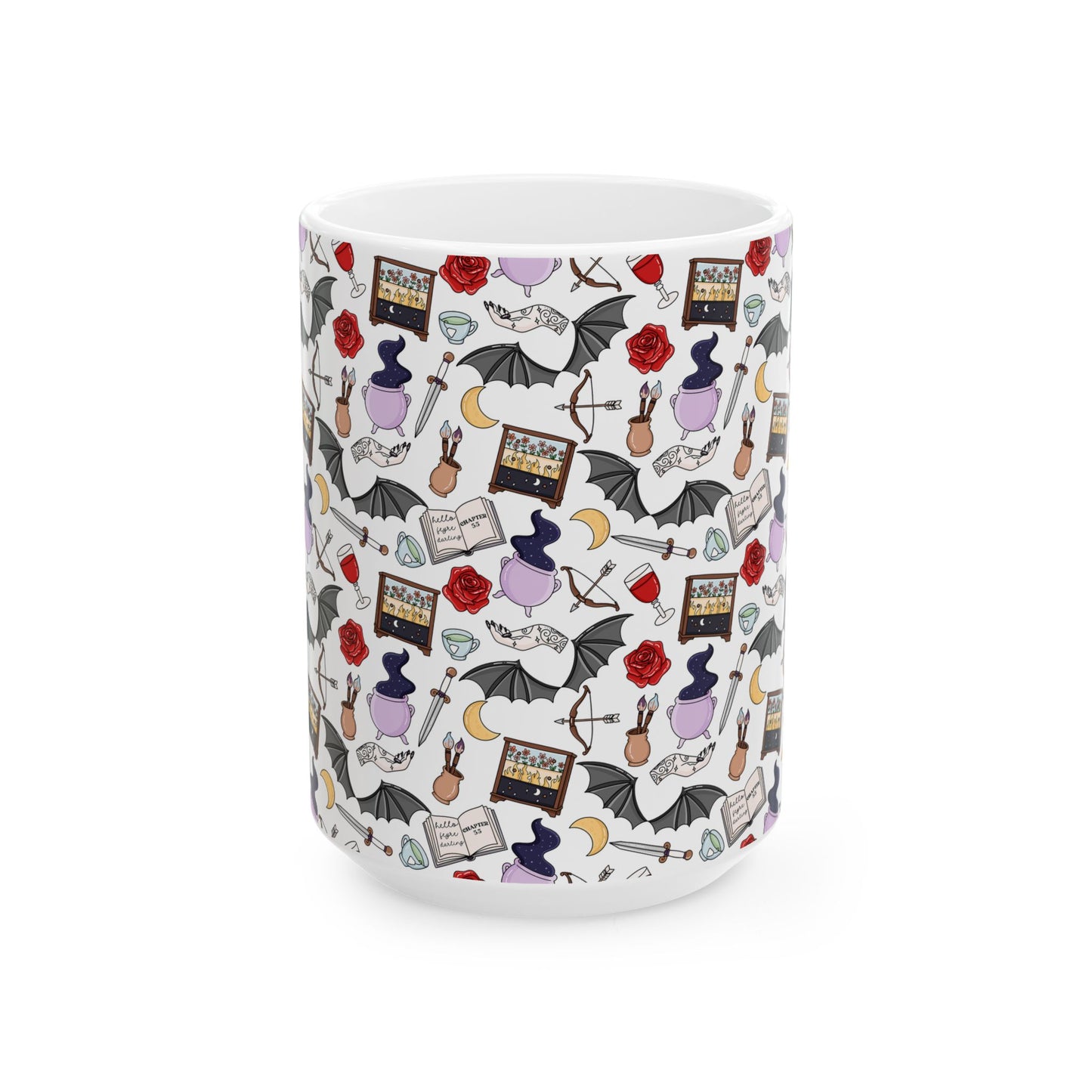 Batwings make me happy 15oz Mug