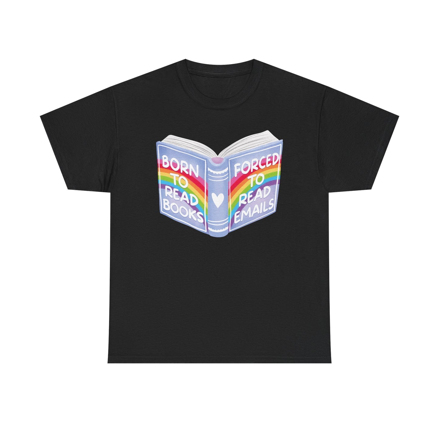 Books Vs Emails Graphic Tee