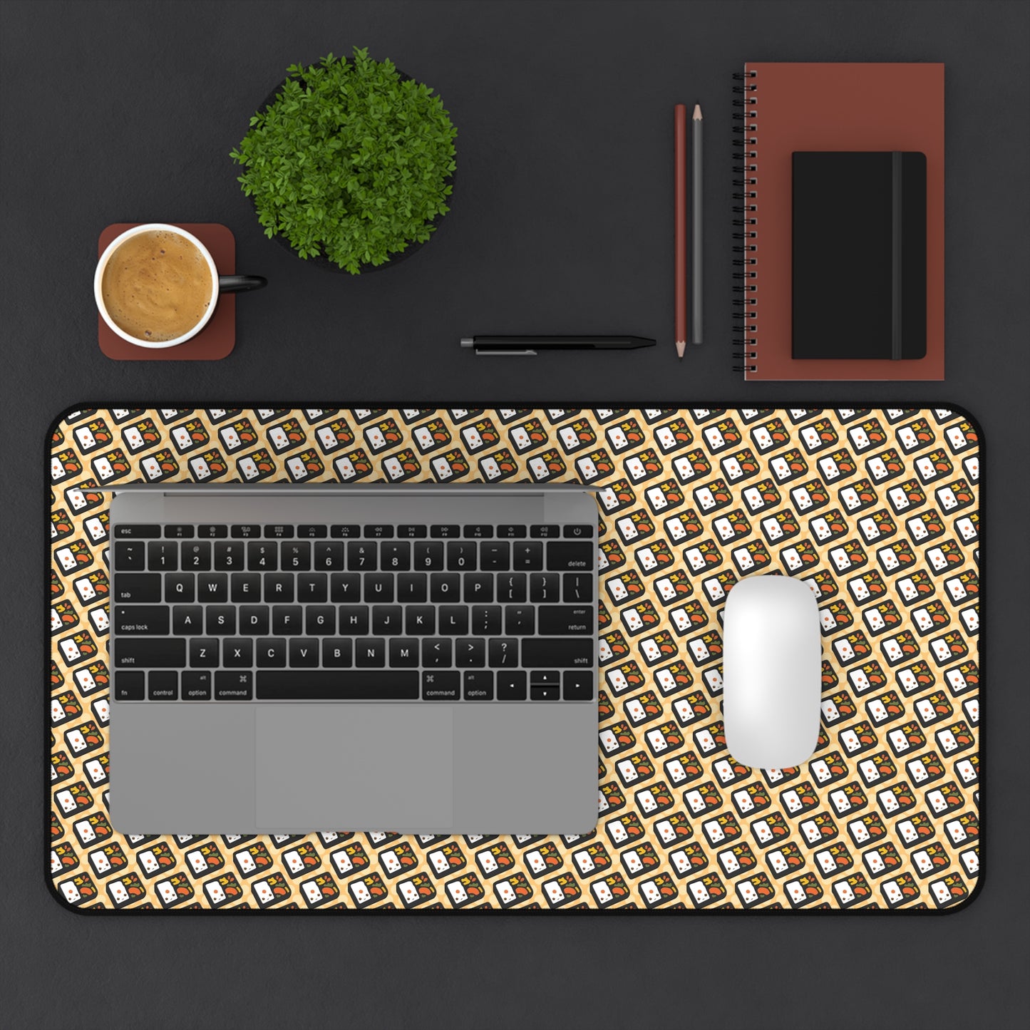 Kawaii Tray Themed Desk Mat