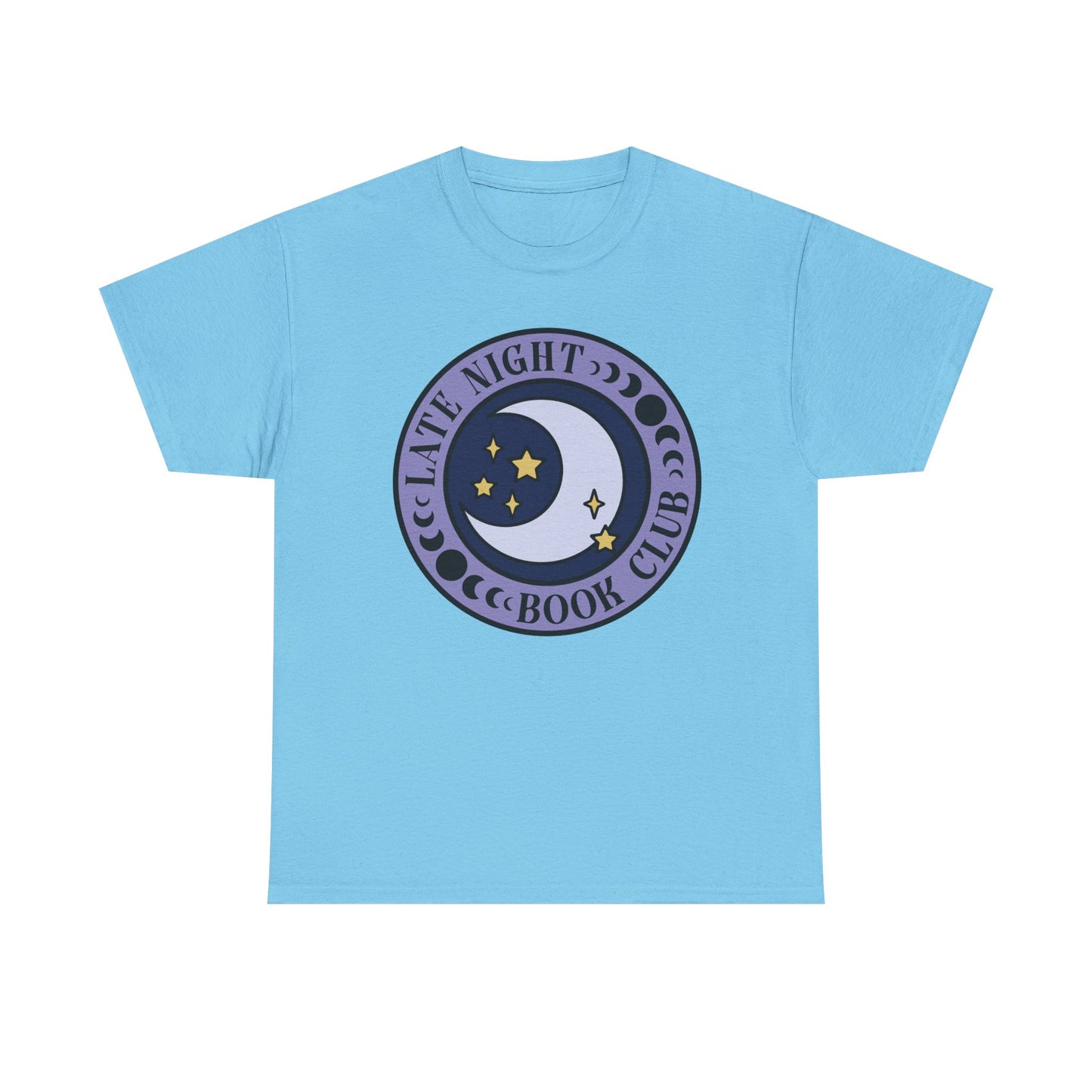Late Night Book Club Round Graphic Tee