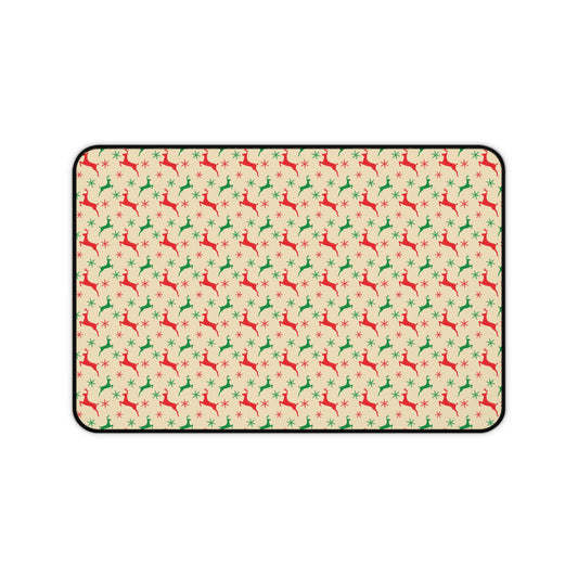 Reindeer Christmas Themed Desk Mat