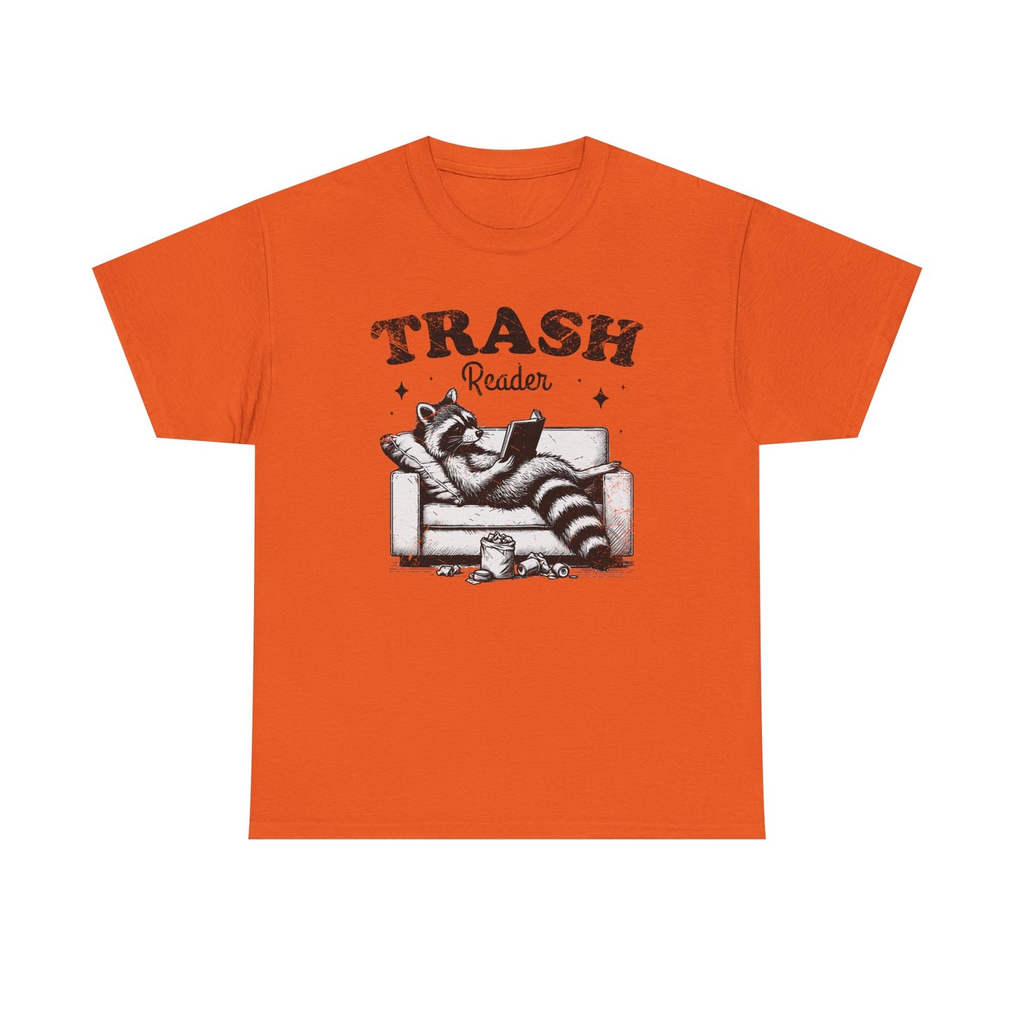 Trash Reader Racoon Graphic Tee
