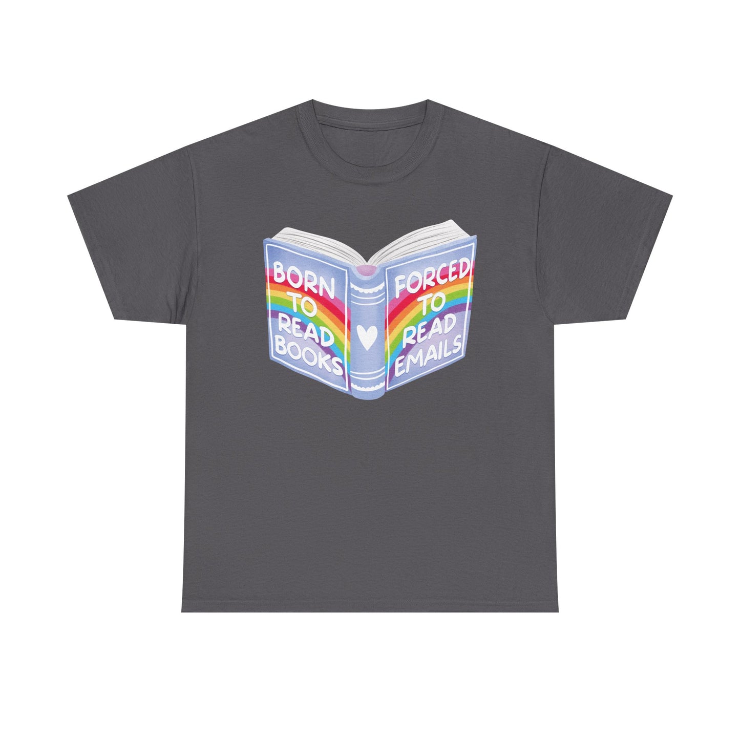 Books Vs Emails Graphic Tee
