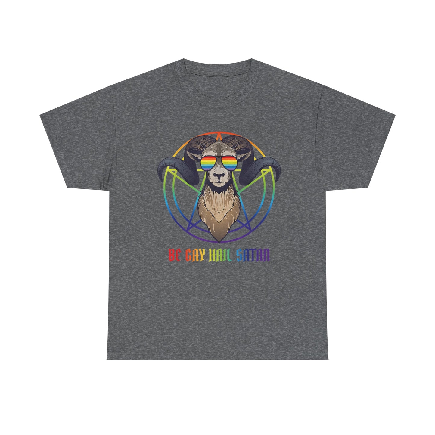 Be Gay Hail Satan Graphic Tee