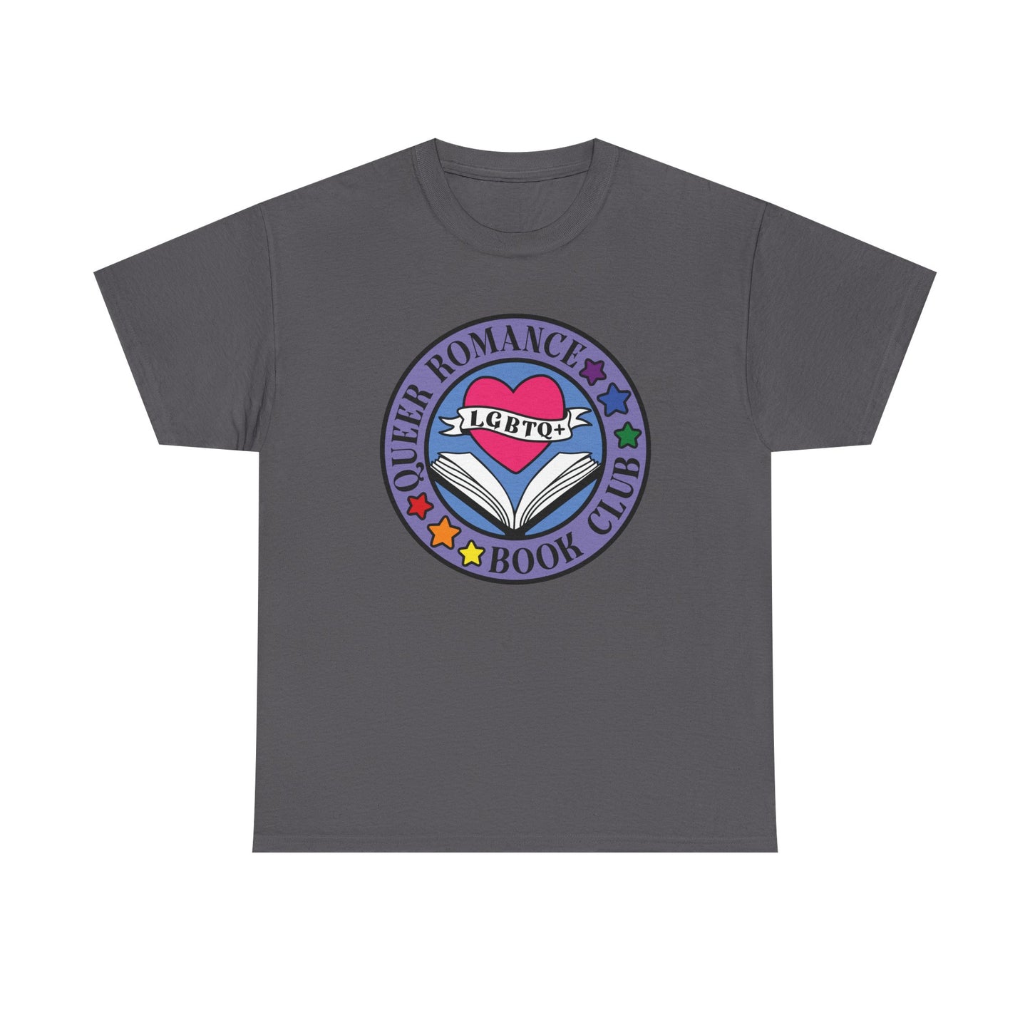 Queer Romance Book Club LGBTQA Round Graphic Tee