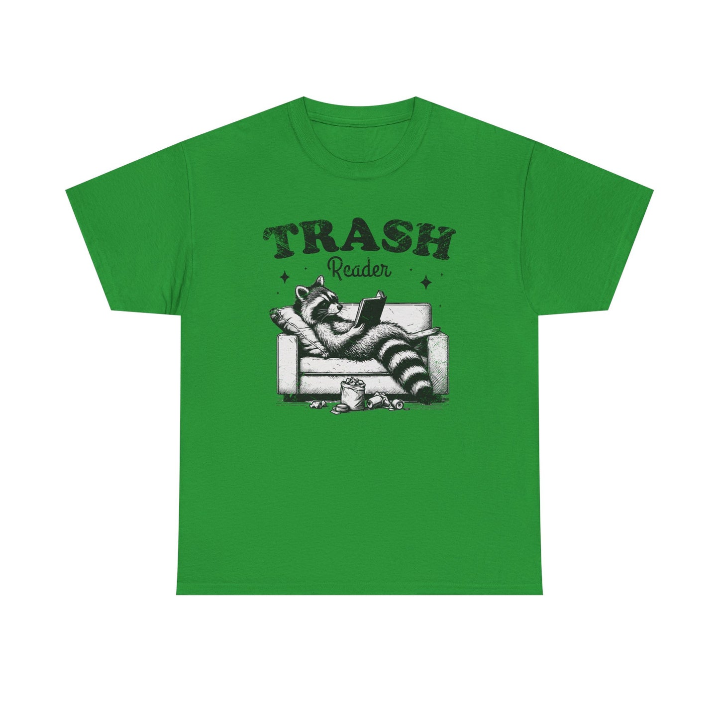 Trash Reader Racoon Graphic Tee