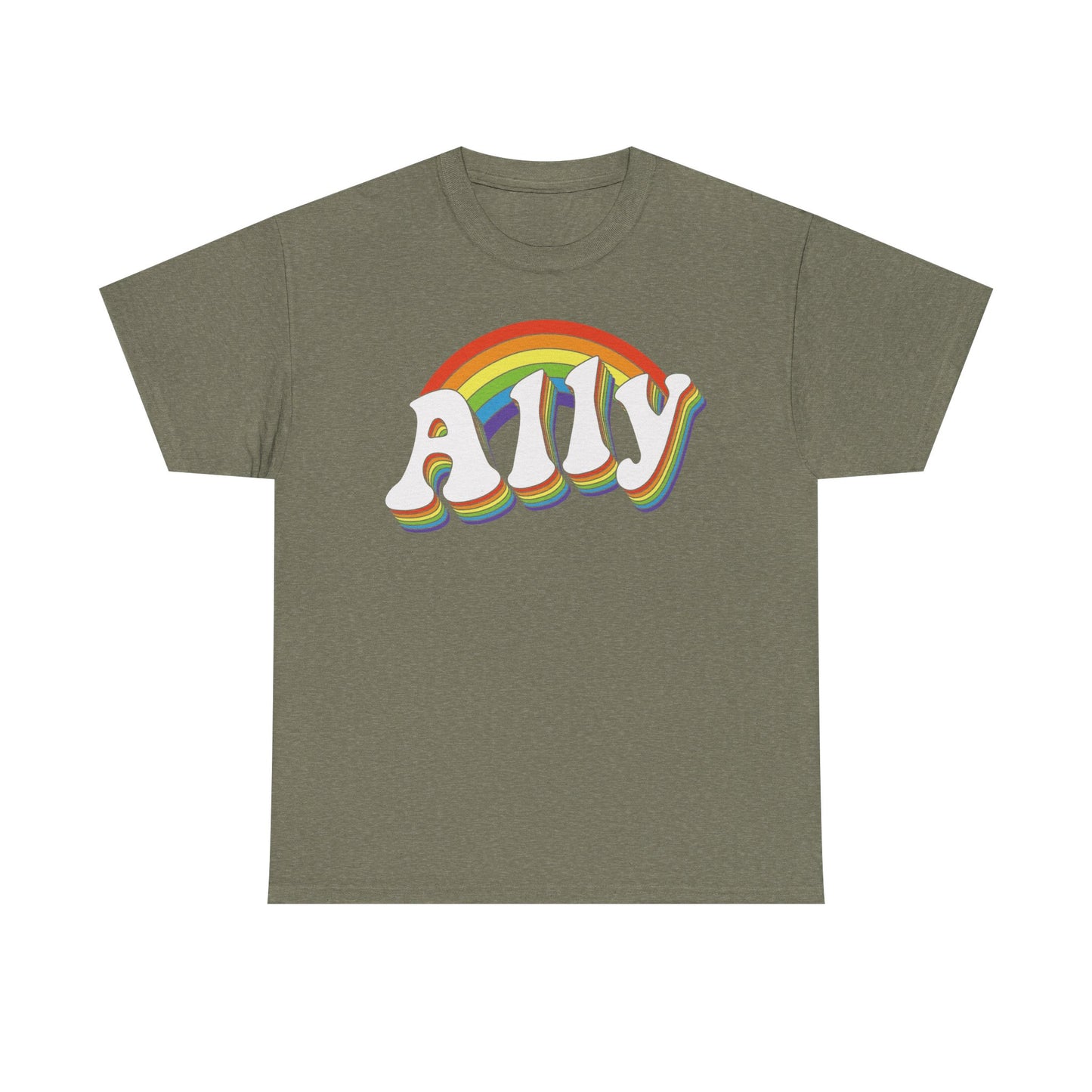 Ally Rainbow Graphic Tee