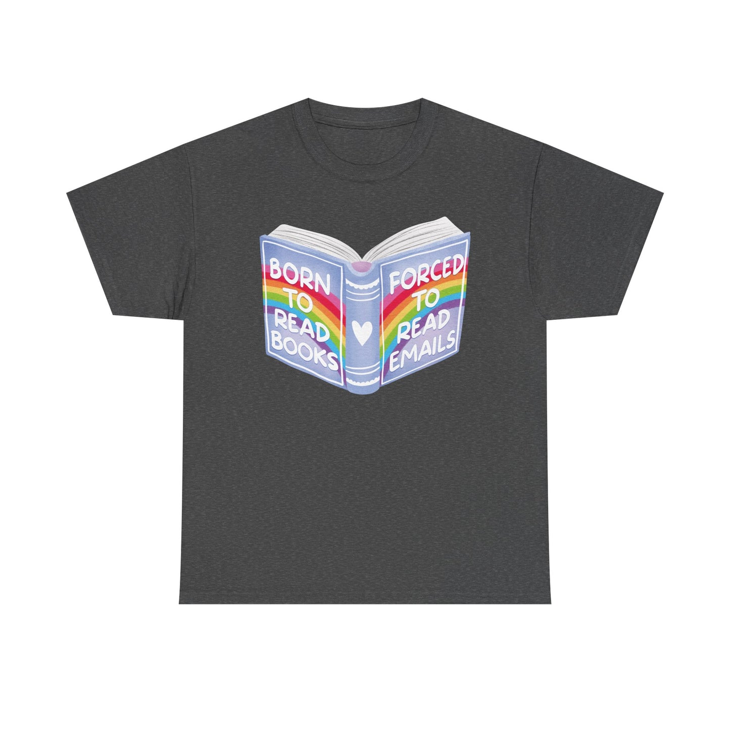 Books Vs Emails Graphic Tee