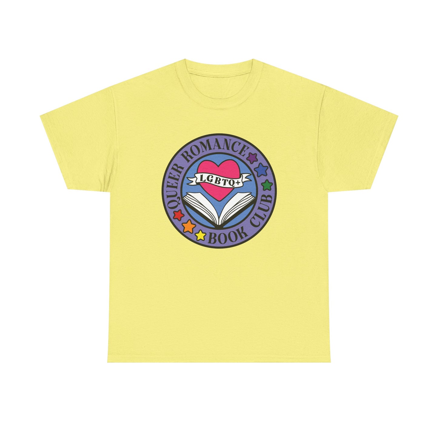 Queer Romance Book Club LGBTQA Round Graphic Tee