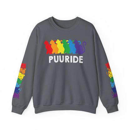 *Sleeve and Front Designs* Crewneck Sweatshirt - Puuride LGBTQA+
