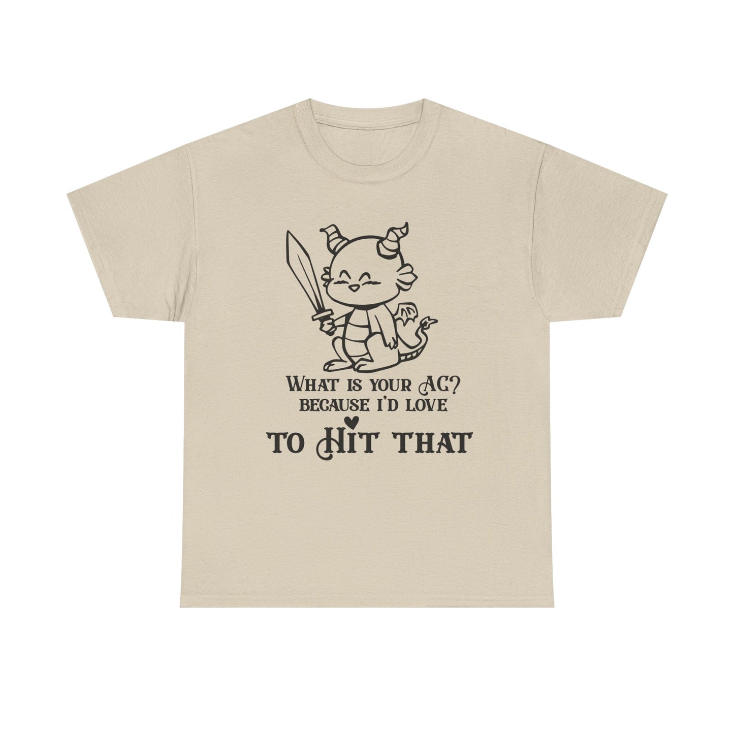Dragon AC Graphic Tee, Role Playing, "Hit That"