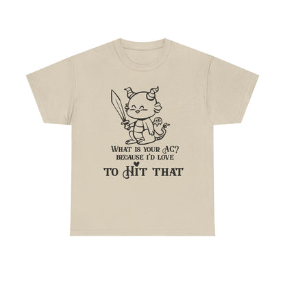 Dragon AC Graphic Tee, Role Playing, "Hit That"