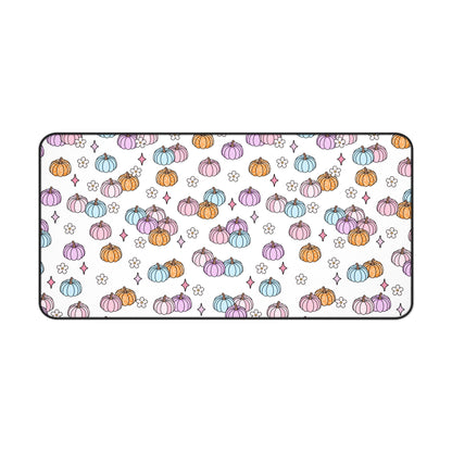 Pastel Pumpkins Desk Mat