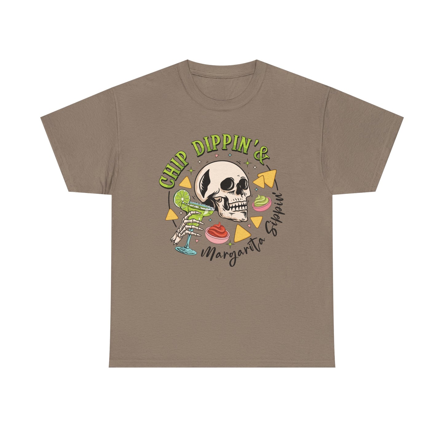 Chips and Margarita Skeleton Graphic Tee
