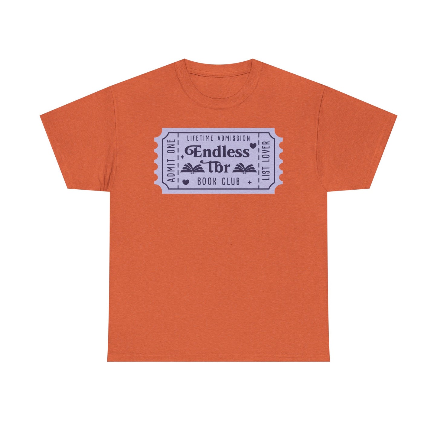 Endless TBR Book Club Ticket Graphic Tee