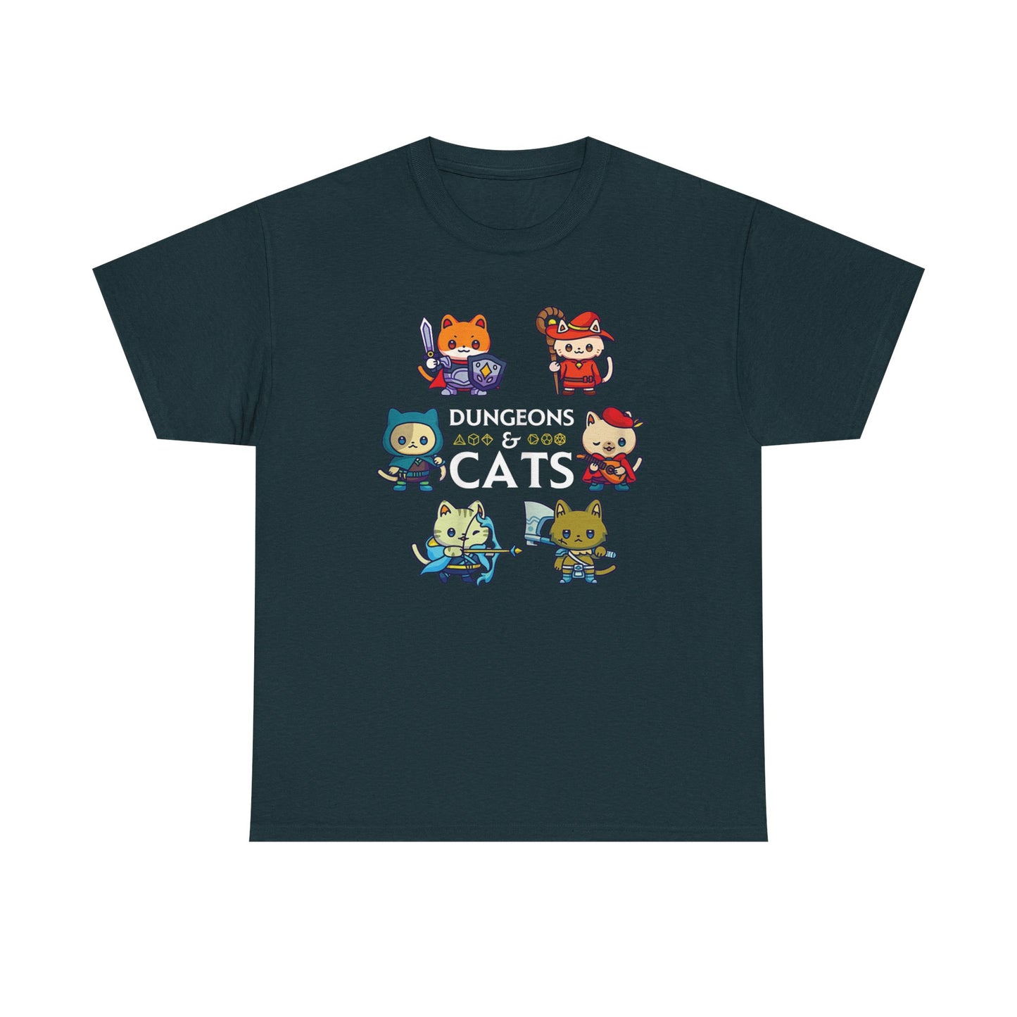 Dungeons and Cats Graphic Tee