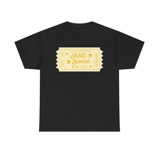 Anti Social Book Club Ticket Graphic Tee