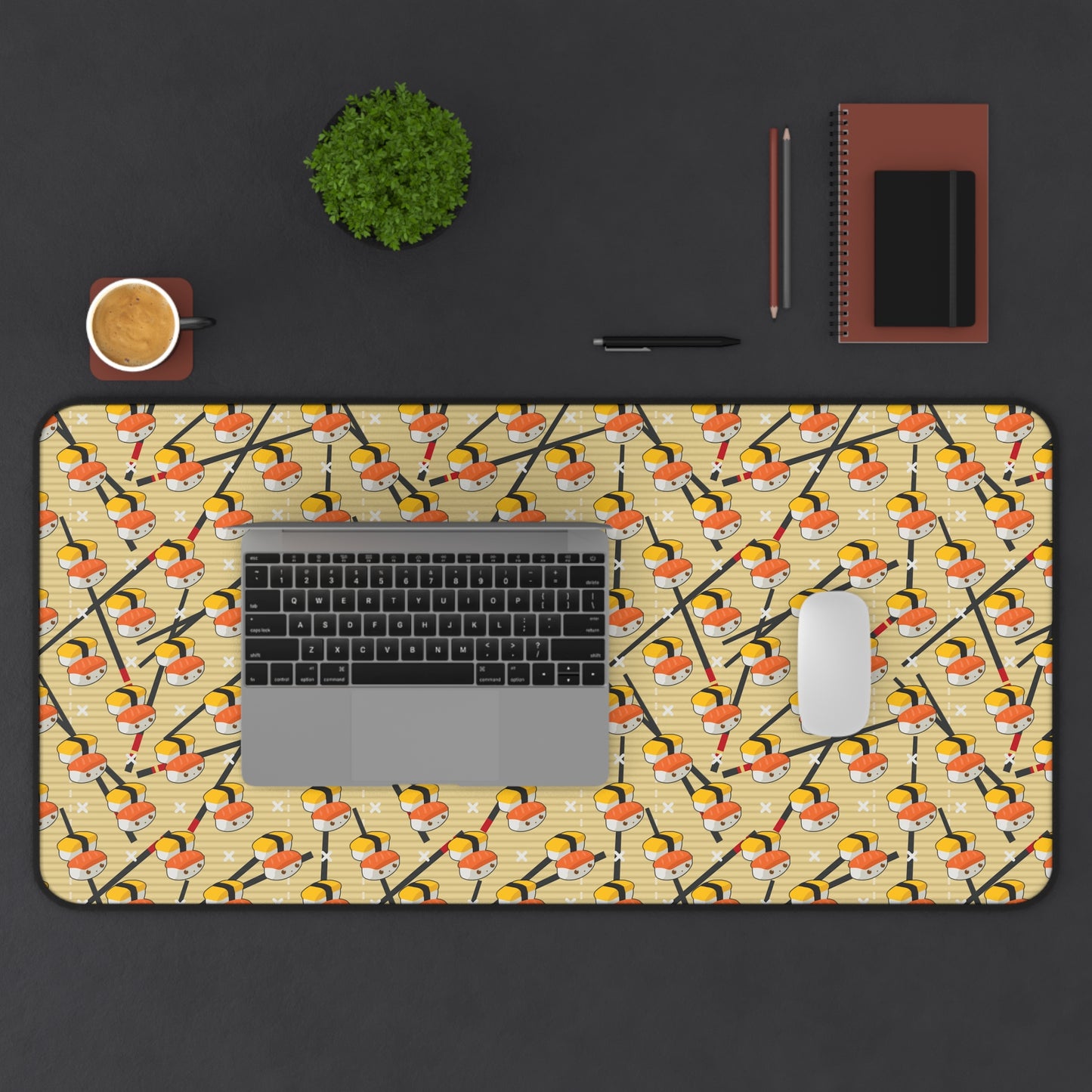 Kawaii Sushi Themed Desk Mat