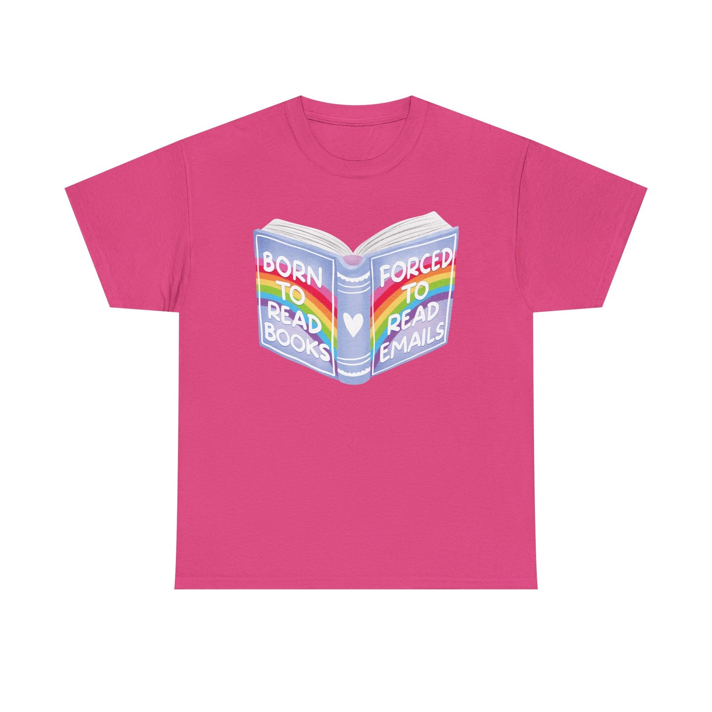 Books Vs Emails Graphic Tee