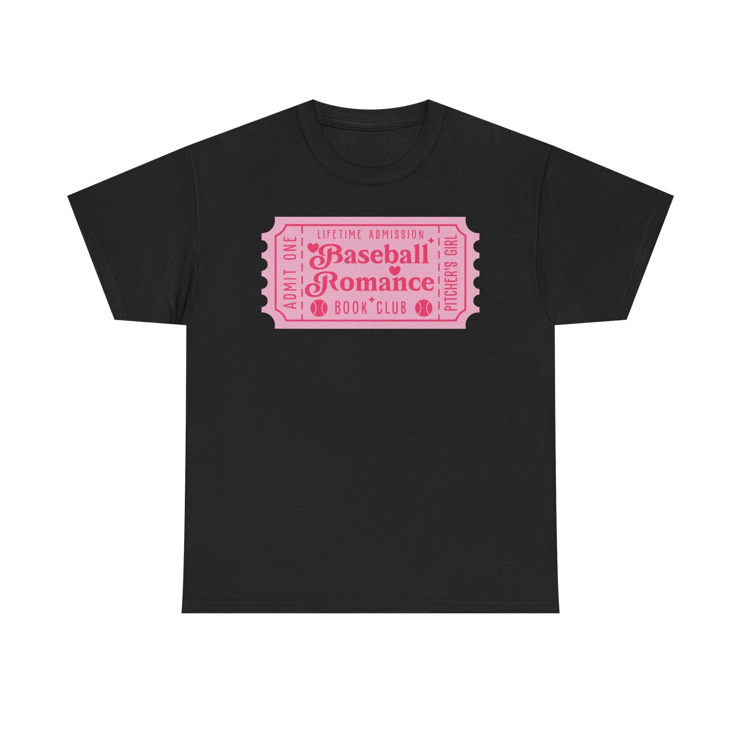 Baseball Romance Book Club Ticket Graphic Tee