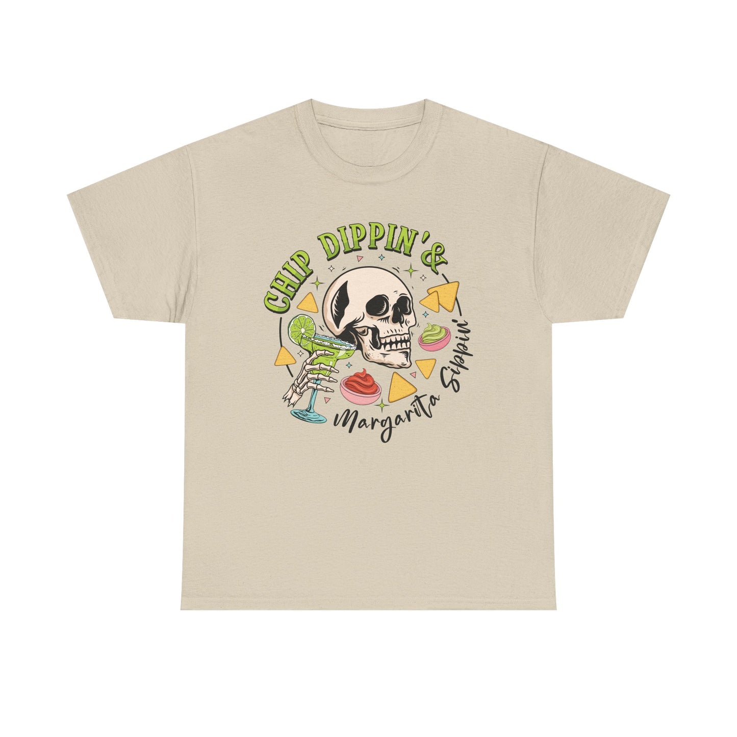 Chips and Margarita Skeleton Graphic Tee