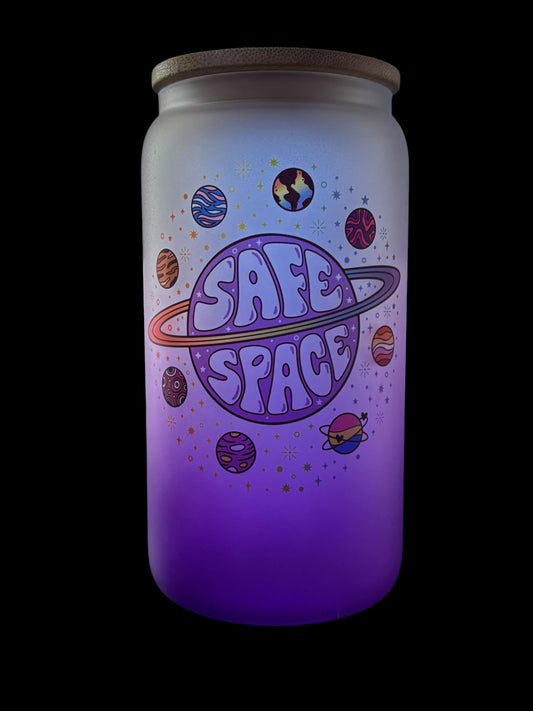 Safe Space Drinking Glass