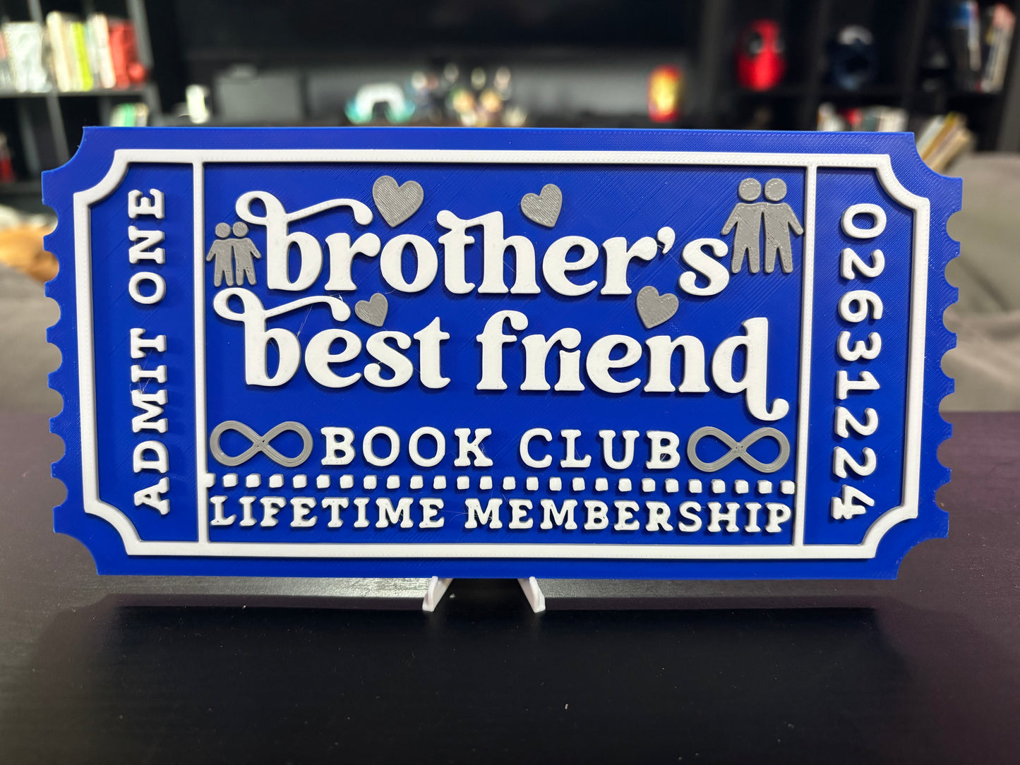 Brother's Best Friend Book Club Ticket