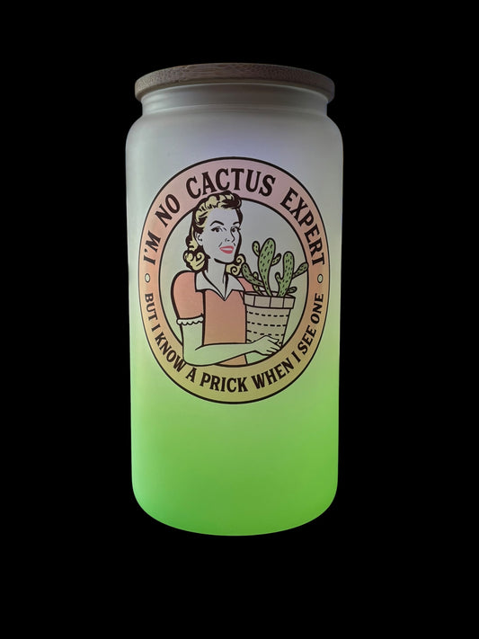 No cactus expert price Drinking Glass