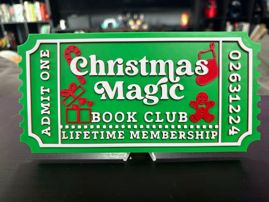 Christmas Magic Book Club Ticket