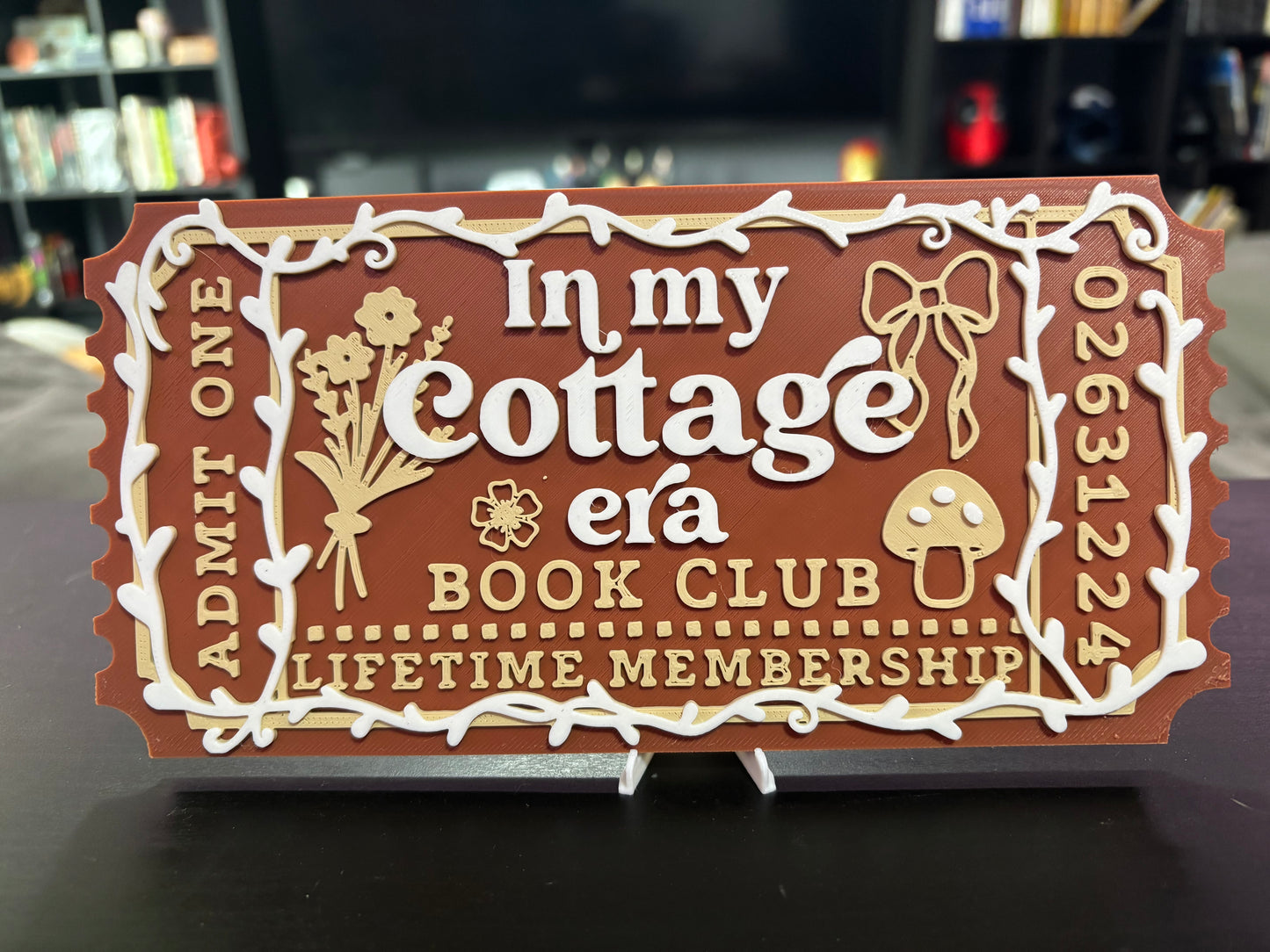 Cottage era Book Club Ticket