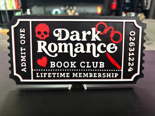 Dark Romance Book Club Ticket