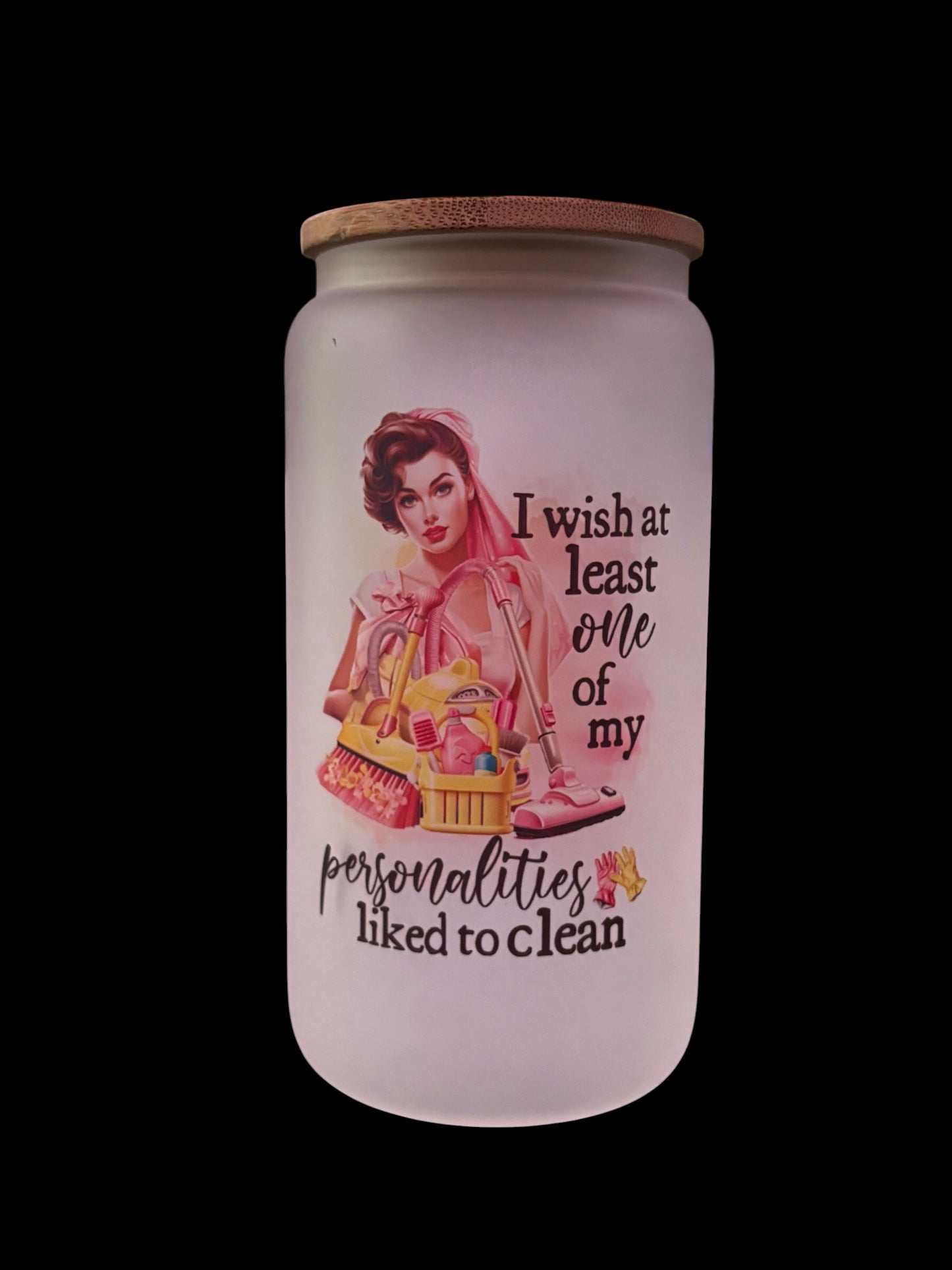 Personalities Clean Drinking Glass