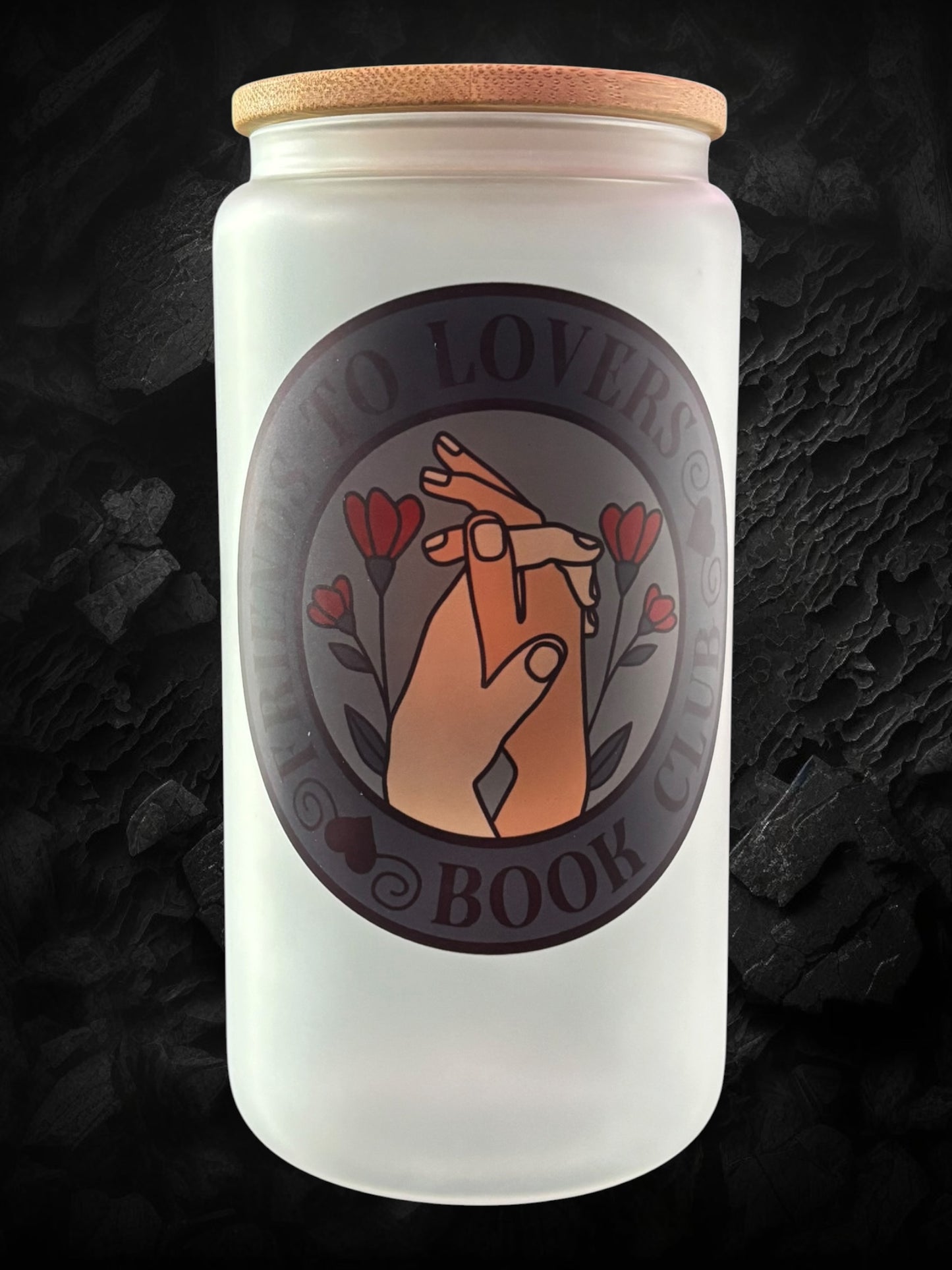 Friends to Lovers Book Club Drinking Glass