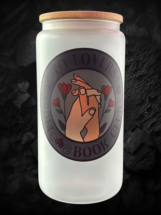Friends to Lovers Book Club Drinking Glass
