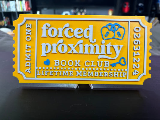 Forced Proximity Book Club Ticket