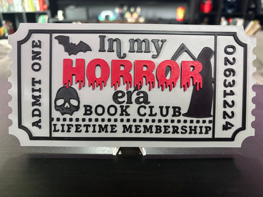 Horror Era Book Club Ticket