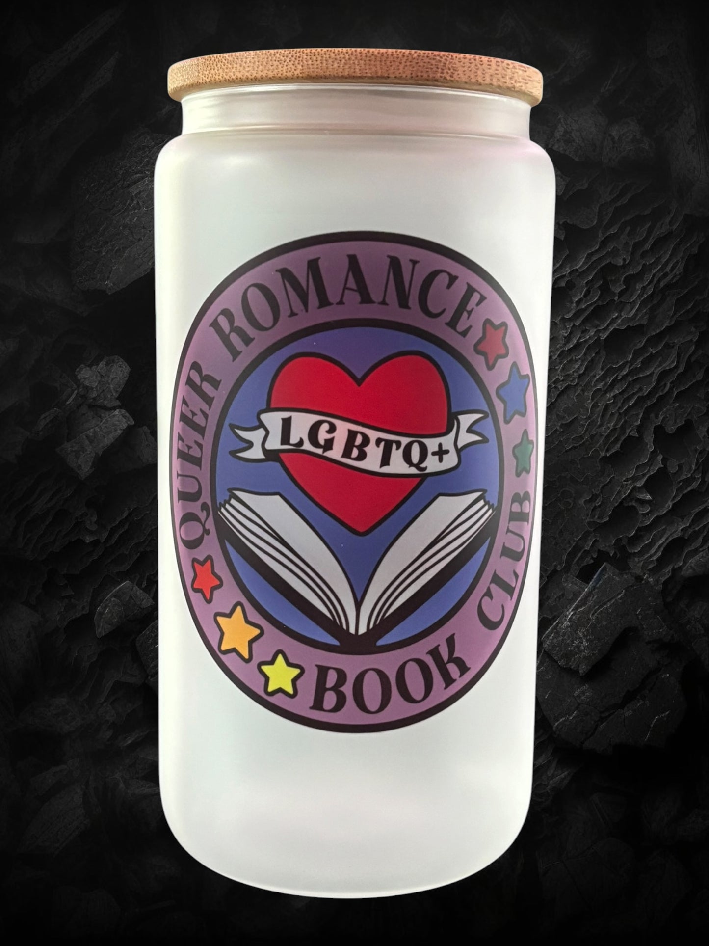 Queer Romance Drinking Glass