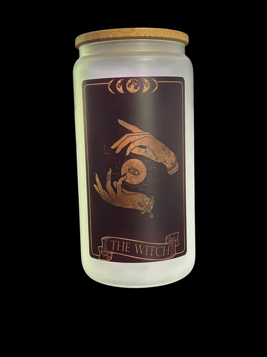 The witch Tarot Drinking Glass
