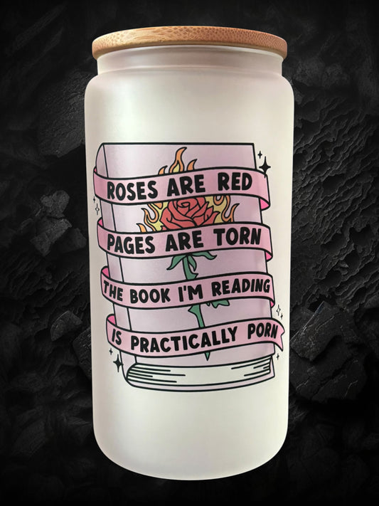 Pages Are Torn Drinking Glass