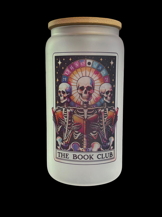 The Book Club Tarot Drinking Glass
