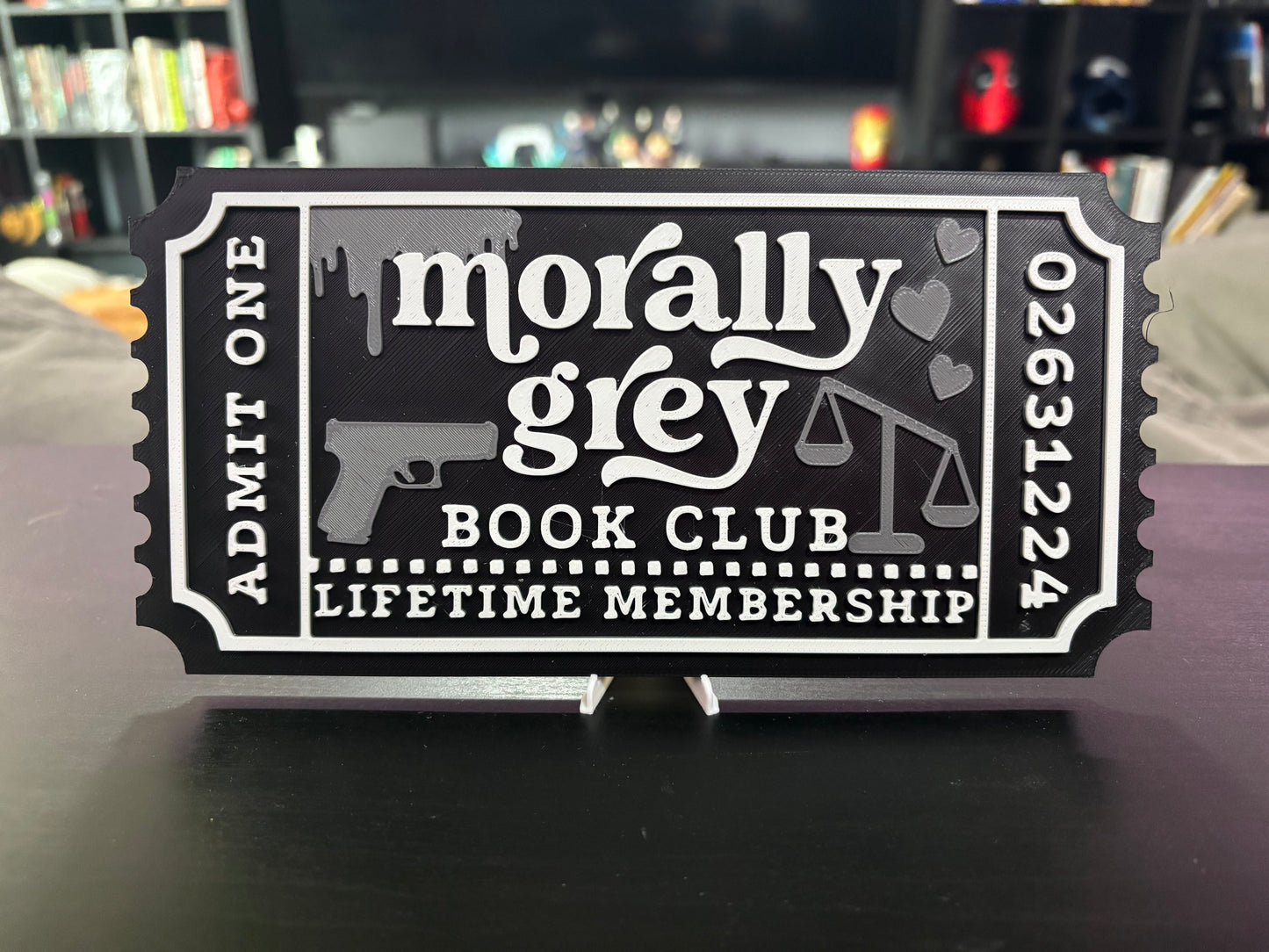 Morally Grey Book Club Ticket