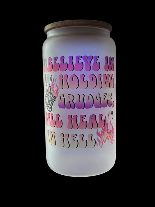 Heal in hell Drinking Glass