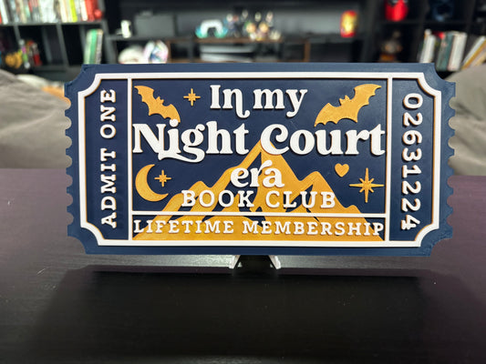 Night Court Era Book Club Ticket