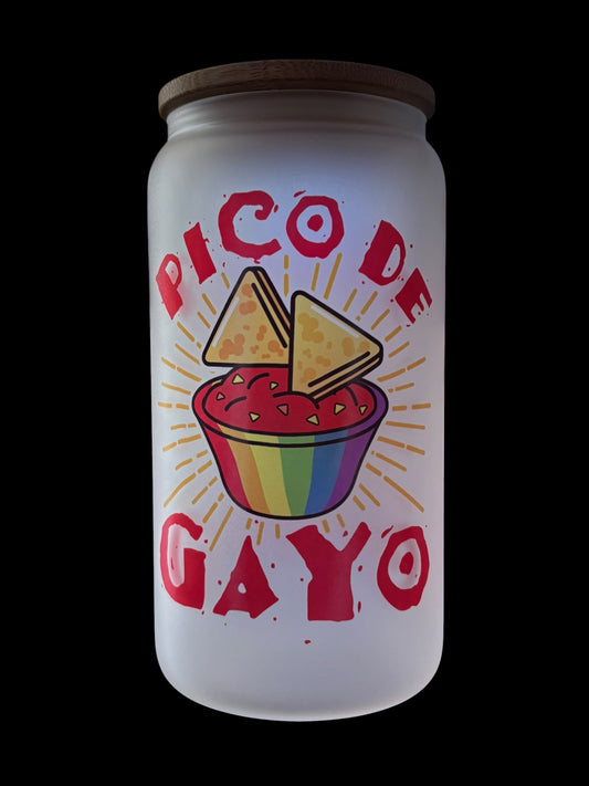 Pico De Gayo Drinking Glass