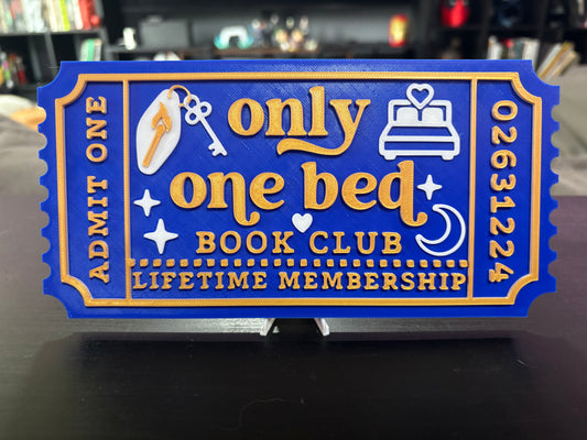 Only One Bed Book Club Ticket