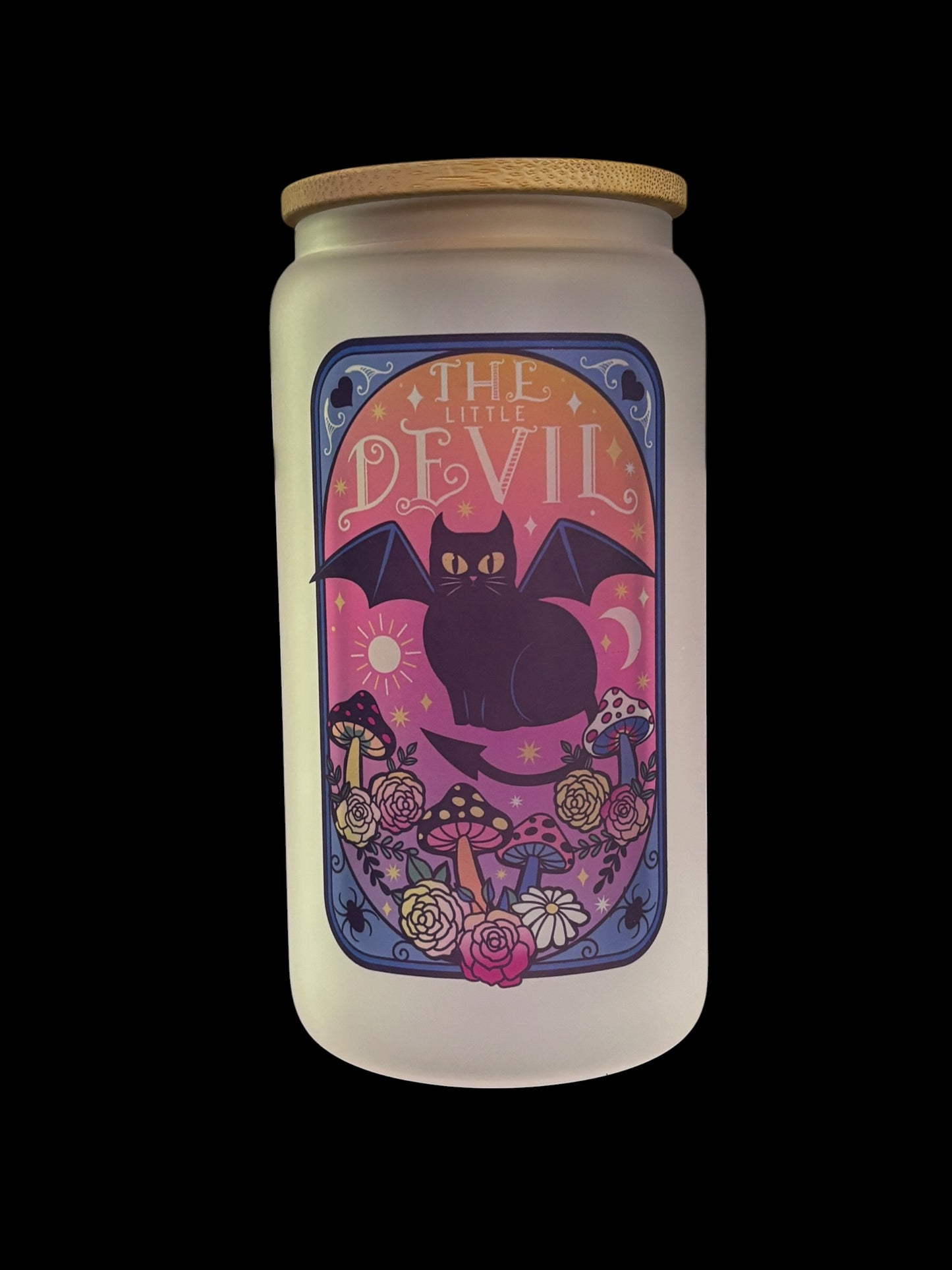 The Devil Tarot Drinking Glass