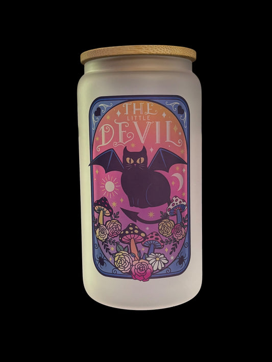 The Devil Tarot Drinking Glass