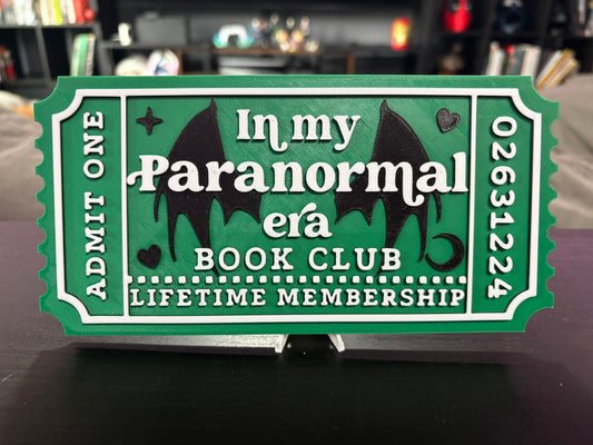 Paranormal Era Book Club Ticket
