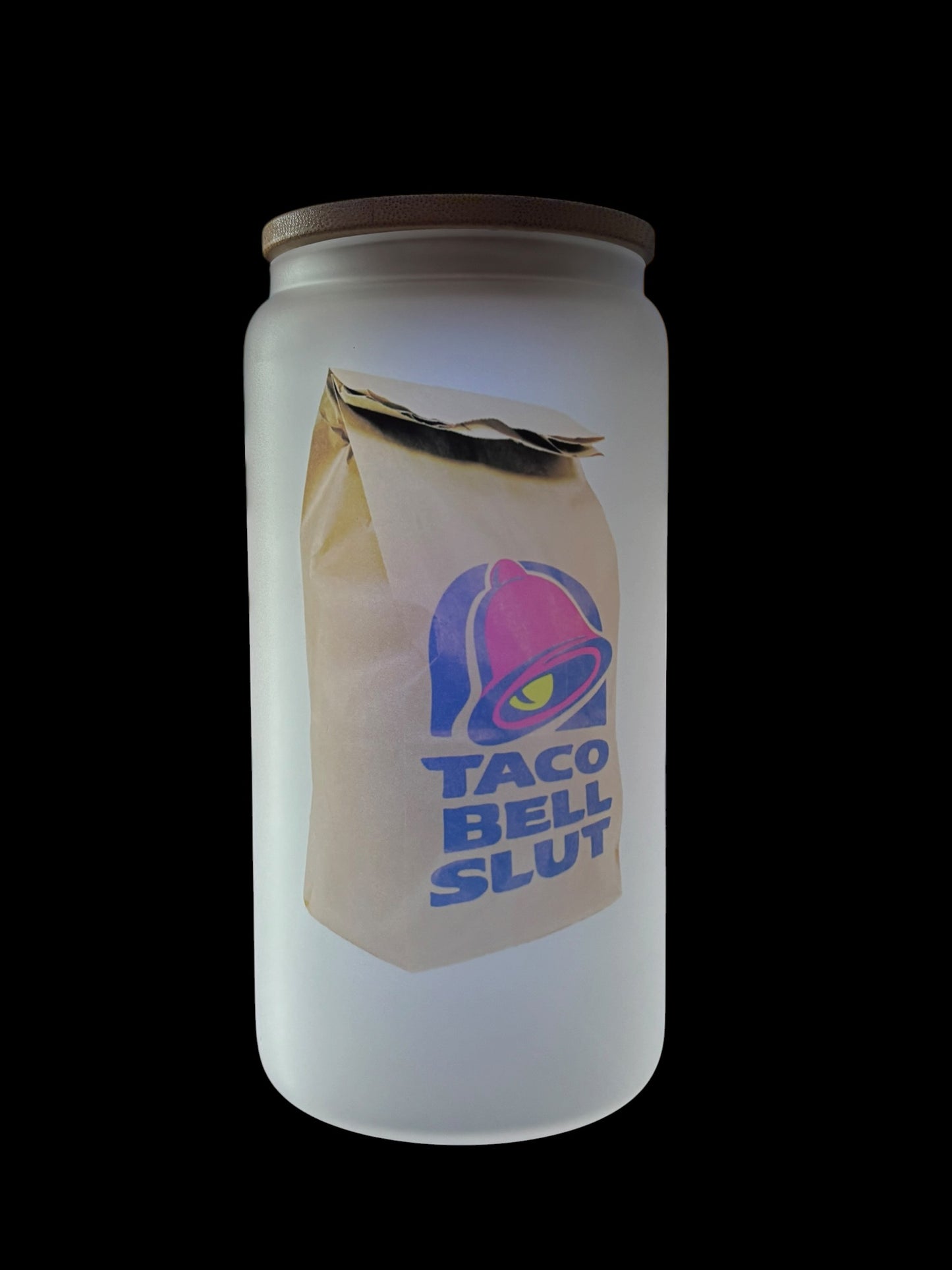 Taco Slut Drinking Glass